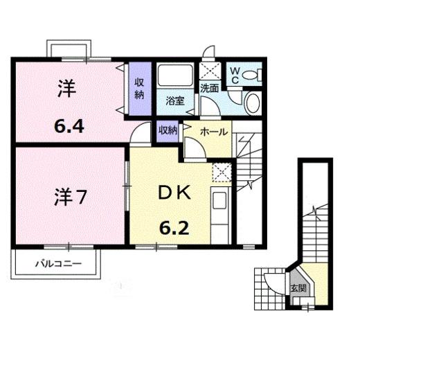 ショコラハウス（202） 間取り図画像