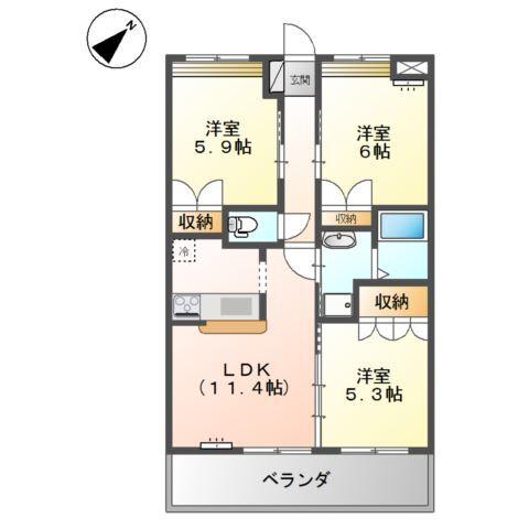リッチフィールド 間取り図画像
