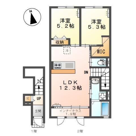 エクセレント 間取り図画像