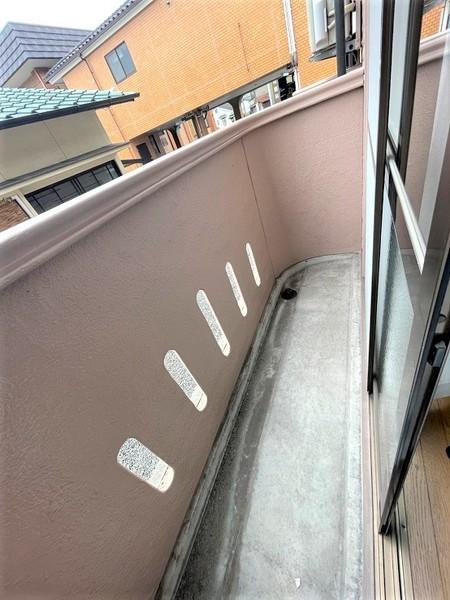 倉敷市玉島八島アパート バルコニー