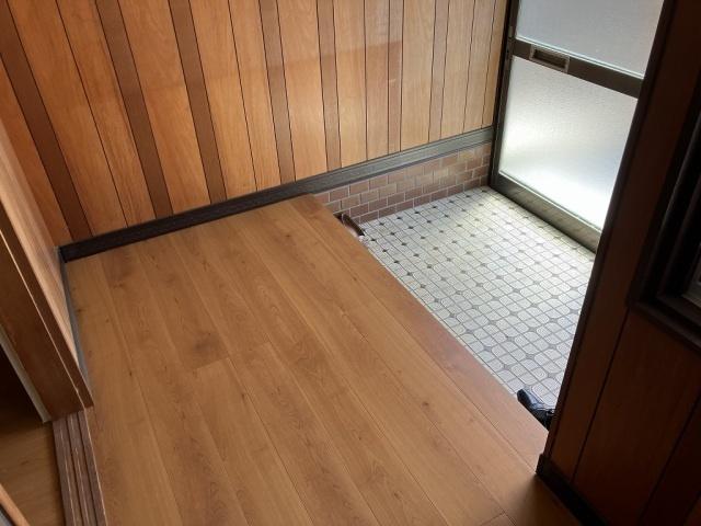 倉敷市玉島柏島一戸建 玄関