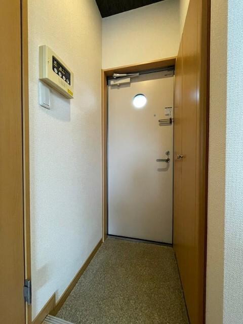 倉敷市玉島乙島アパート 玄関
