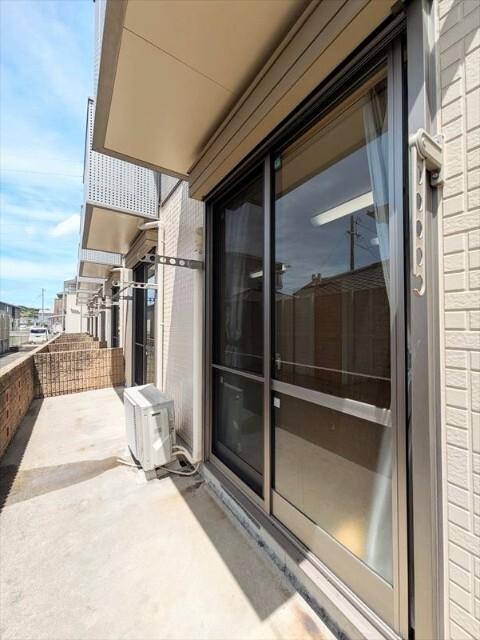 倉敷市玉島乙島アパート バルコニー