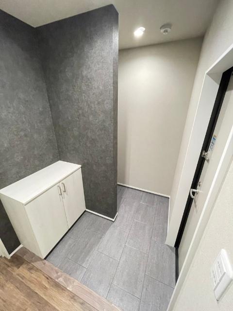 倉敷市玉島爪崎アパート 玄関