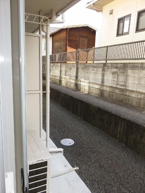 倉敷市玉島八島アパート バルコニー