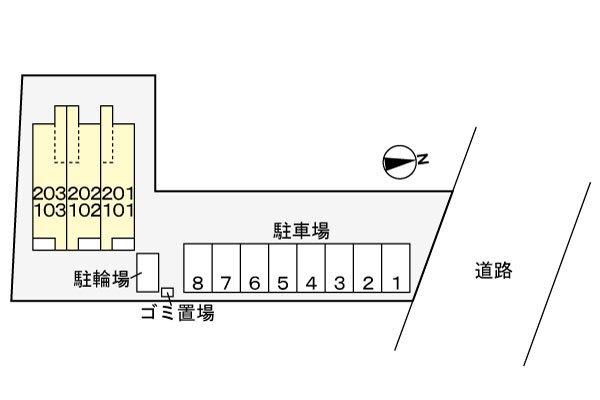 リバーサイドゆきかぜ（103） 駐車場