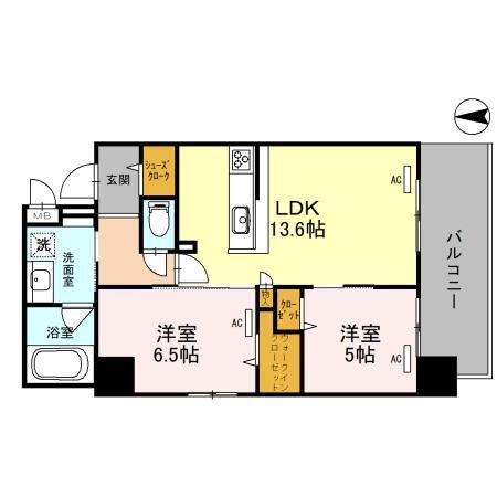 CREST COURT DOSHIN（0305） 間取り図画像