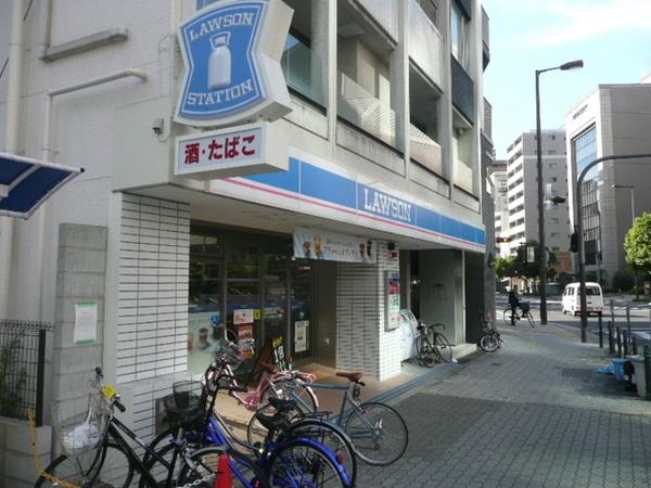 ローソン同心一丁目店：97m