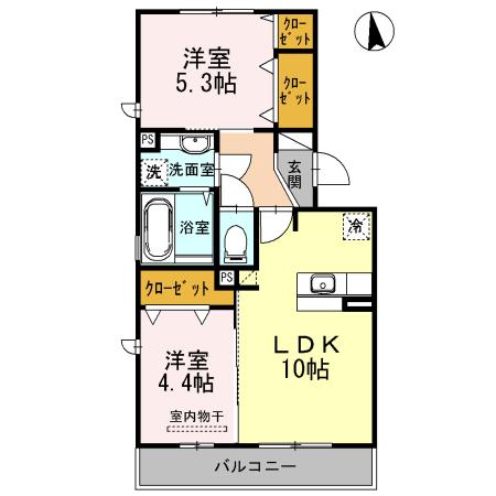 チェルシー広崎（302） 間取り図画像