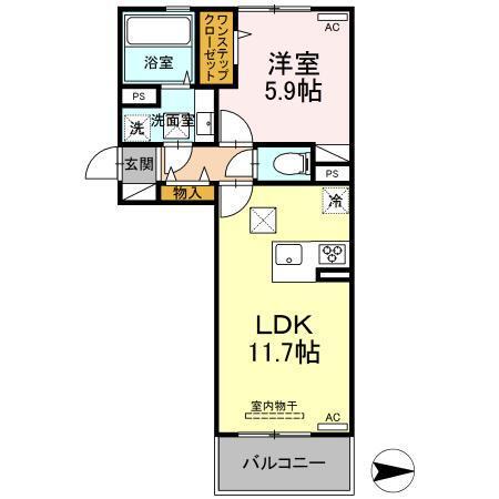 Rays 横手（103） 間取り図画像