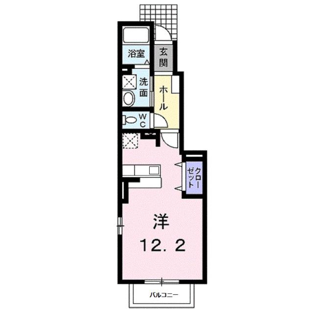 レイク　グリーン（105） 間取り図画像