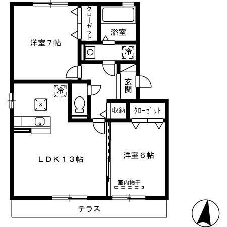 エスペラール（105） 間取り図画像