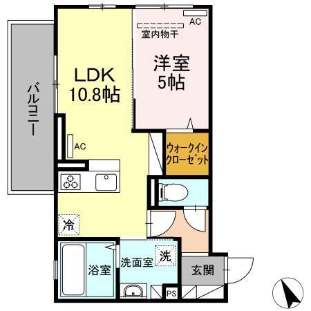 グレンディールⅢ（303） 間取り図画像