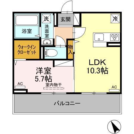 コンフィデンスS.S（302） 間取り図画像