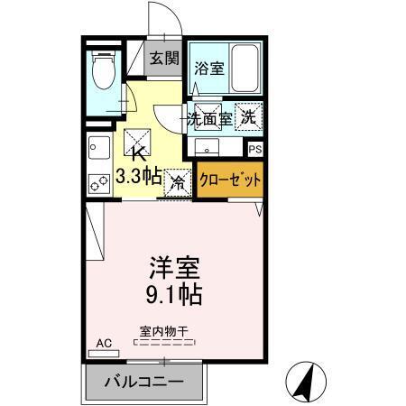 ラ　メール（101） 間取り図画像