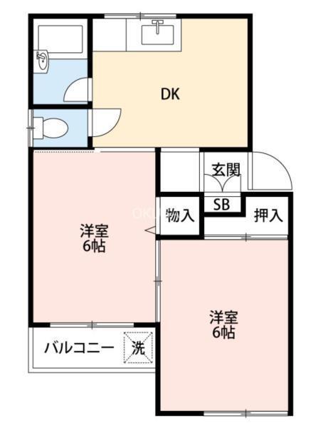 第３奥羽ビル（0202） 間取り図画像