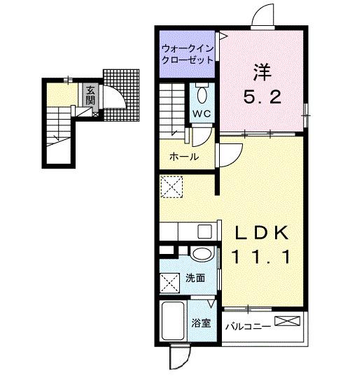 Ｗ・フォレスト（201） 間取り図画像