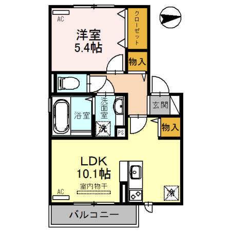 ハイツ・リヴェール（205） 間取り図画像