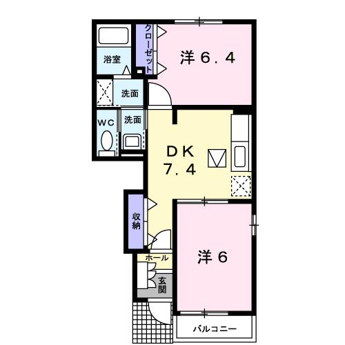 フォルシュⅡ（103） 間取り図画像