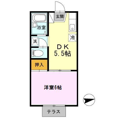 レジデンスイケダ（203） 間取り図画像
