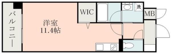 グラーヴェ水前寺（502） 間取り図画像