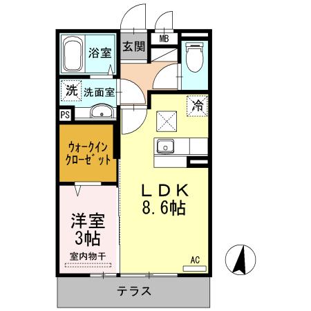 シェラール（103） 間取り図画像