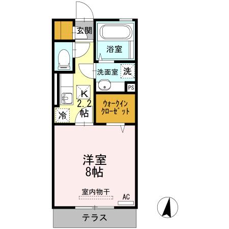 スペリオーレ・D307熊本駅（102） 間取り図画像
