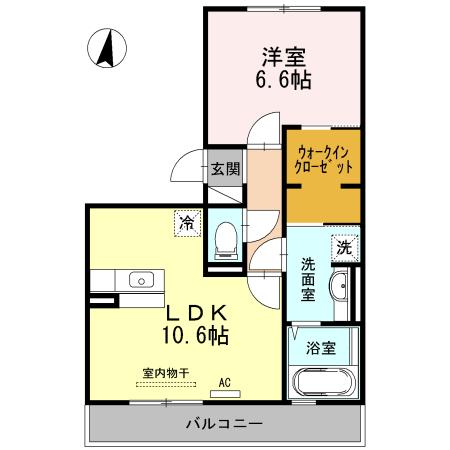 イーストハイム（301） 間取り図画像
