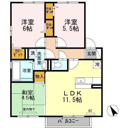 グラン・ボヌール（202） 間取り図画像