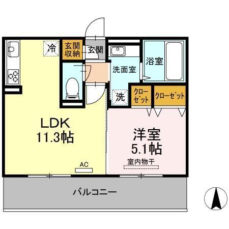 カーメラ（202） 間取り図画像