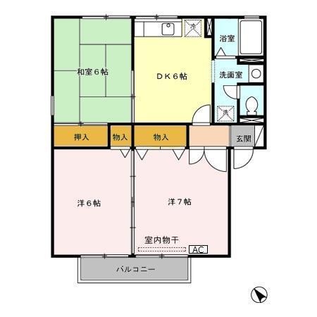 レジデンス'95　A棟（201） 間取り図画像