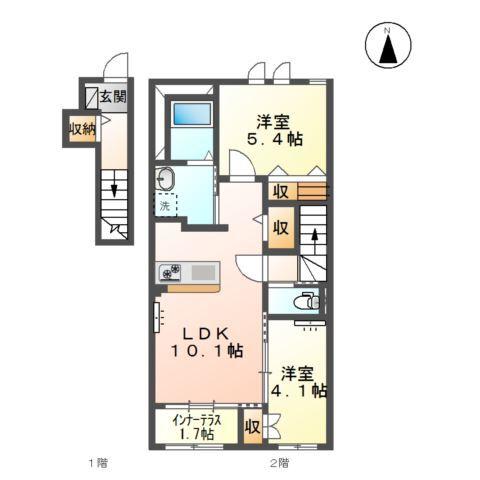 ＫＵＲＥＮＡＩ 間取り図画像