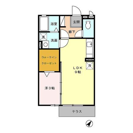 モナリエ池田（102） 間取り図画像