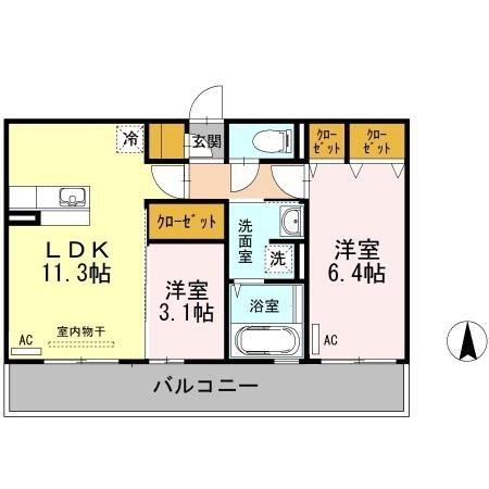 シャルルマーニュ（302） 間取り図画像