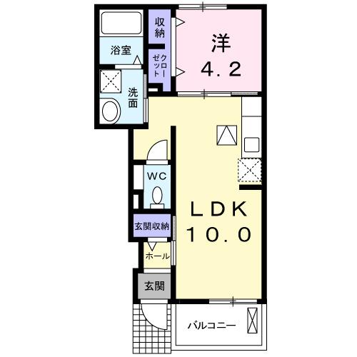 ニューエトワール（102） 間取り図画像