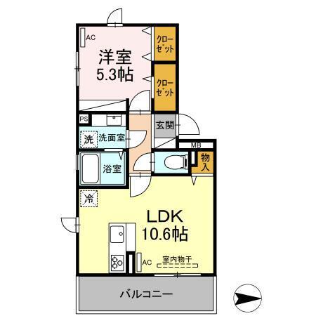 リーブル プレディオ（302） 間取り図画像