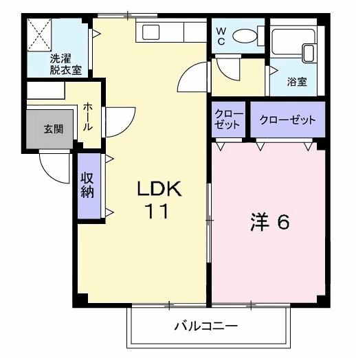 メロディハイツ（202） 間取り図画像