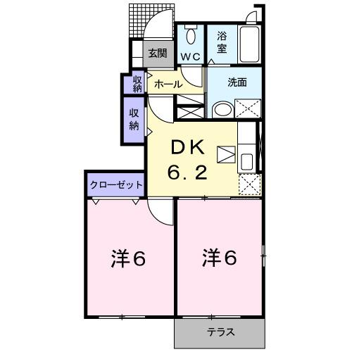 セイバリー・パレスⅡ（101） 間取り図画像