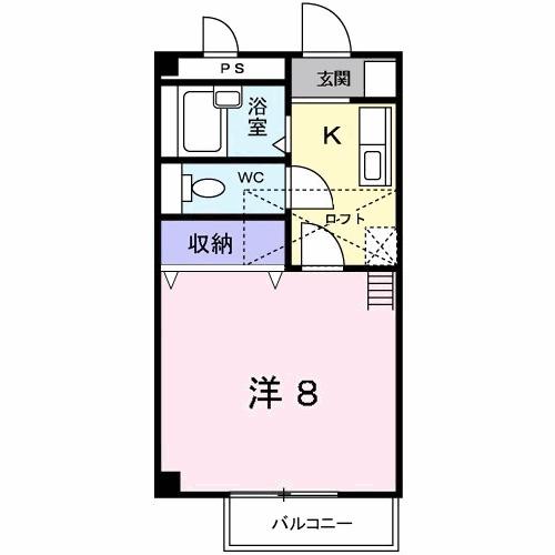サンシャインハイツ（202） 間取り図画像