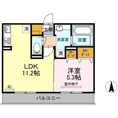 カーサ・フェリスⅡ（203） 間取り図画像