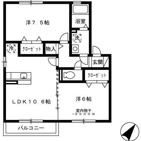 パークハイム　D棟（215） 間取り図画像
