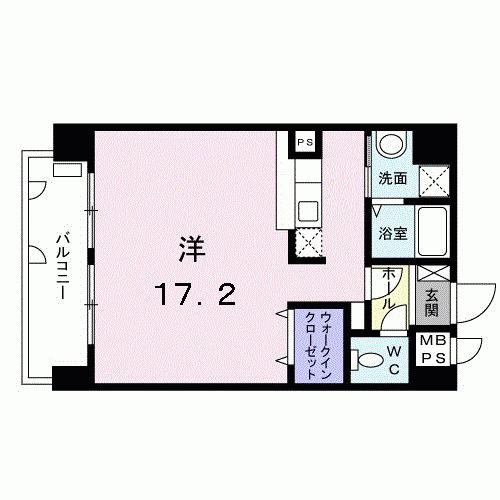 ラ・ペジーブル新町（102） 間取り図画像