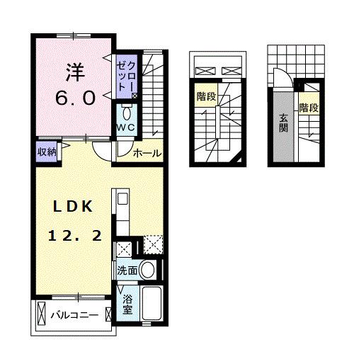 グレースコート（303） 間取り図画像