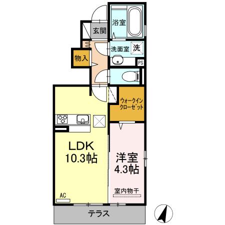 パトソール（101） 間取り図画像