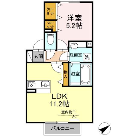 サクラハイム（203） 間取り図画像