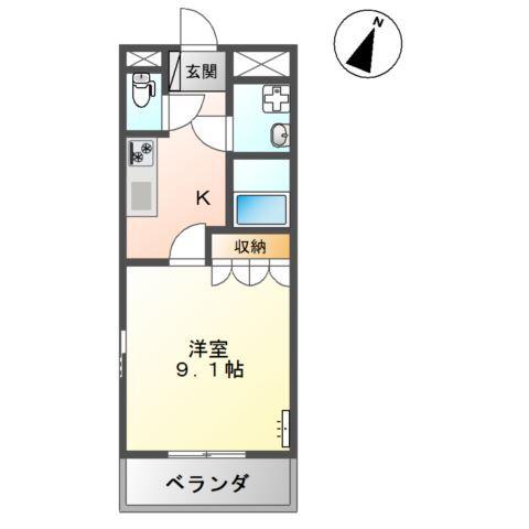 ｂｉｅｎｖｉｖｒｅ楡木Ⅱ 間取り図画像