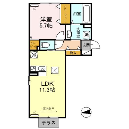 アルヴィータ（103） 間取り図画像