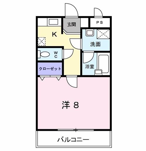 ジュネス黒髪（305） 間取り図画像