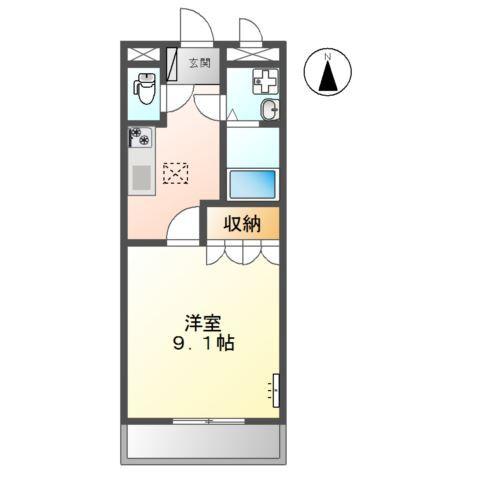 ハウスゆずの木 間取り図画像