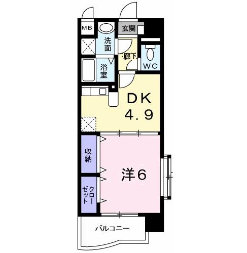 レルベ保田窪（301） 間取り図画像